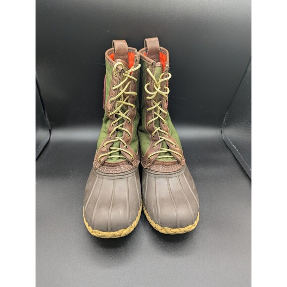 LL Bean Mens 8 Rangely Pac Quilted Patch Duck Boots Maine Signature Line Bean